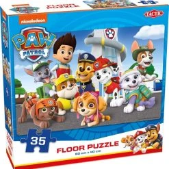 Tactic - PAW Patrol Vloerpuzzel - 60x40 Cm - 35 Stukjes - Multicolor