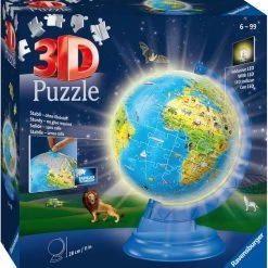 Ravensburger XXL Globe (Engels) Night Edition - 3D Puzzel - 180 Stukjes 6 Ravensburger XXL Globe (Engels) Night Edition - 3D Puzzel - 180 Stukjes -Exporteren puzzels winkel 550x568