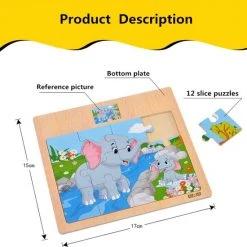 Sara Shop Hout Puzzel Van 12 Stukjes -Legpuzzels - Dier- Koe 9 Sara Shop Hout Puzzel Van 12 Stukjes -Legpuzzels - Dier- Koe -Exporteren puzzels winkel 550x571 4