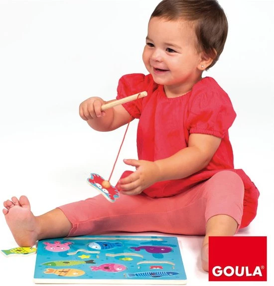 Goula Magneet Puzzel Vissen - 10 Stukjes 5 Goula Magneet Puzzel Vissen - 10 Stukjes - Afbeelding 3