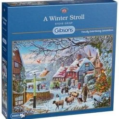 Gibsons A Winter Stroll - Steve Crisp Puzzel (1000 Stukjes) 9 Gibsons A Winter Stroll - Steve Crisp Puzzel (1000 Stukjes) -Exporteren puzzels winkel 550x576 3
