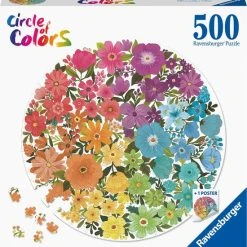 Ravensburger Puzzel Circle Of Colors Flowers - Legpuzzel - 500 Stukjes -Exporteren puzzels winkel 550x576 7