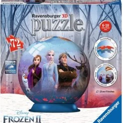 Ravensburger Disney Frozen 2 Puzzleball - 3D Puzzel - 72 Stukjes -Exporteren puzzels winkel 550x577 2