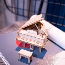 Robotime 3D Houten Puzzel Muziekinstrument Grand Piano, TG402 - Overig -Exporteren puzzels winkel 550x578 20