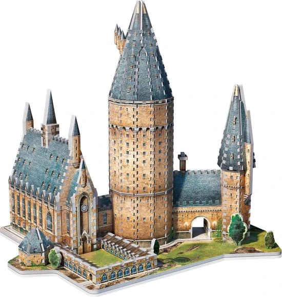 Hogwarts - Great Hall - Wrebbit 3D Puzzel - Harry Potter - 850 Stukjes 3 Hogwarts - Great Hall - Wrebbit 3D Puzzel - Harry Potter - 850 Stukjes
