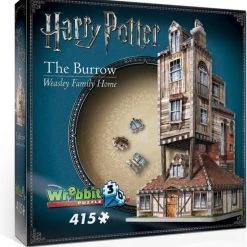 The Burrow- Weasley Family Home - Wrebbit 3D Puzzel - Harry Potter - 415 Stukjes
