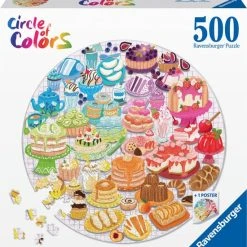 Ravensburger Puzzel Circle Of Colors Desserts Pastries - Legpuzzel - 500 Stukjes -Exporteren puzzels winkel 550x583 3
