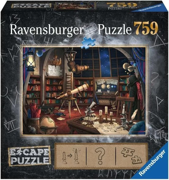 Ravensburger Escape Puzzle 1 Space Observatory - 759 Stukjes 3 Ravensburger Escape Puzzle 1 Space Observatory - 759 Stukjes