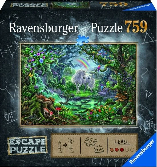 Ravensburger Escape Puzzle 9 Unicorn - 759 Stukjes 6 Ravensburger Escape Puzzle 9 Unicorn - 759 Stukjes - Afbeelding 4