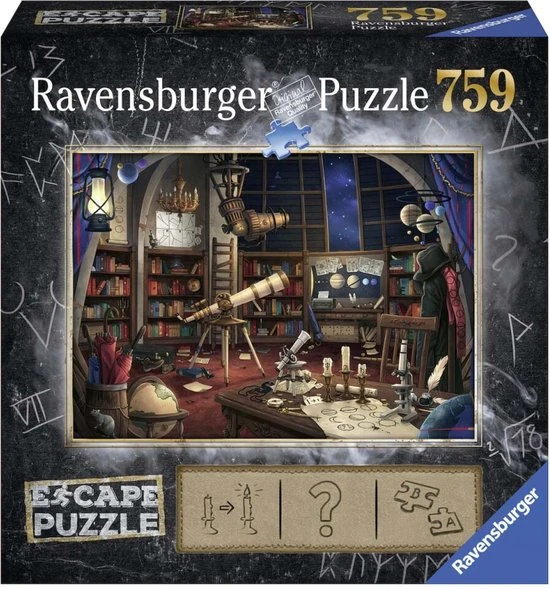 Ravensburger Escape Puzzle 1 Space Observatory - 759 Stukjes 4 Ravensburger Escape Puzzle 1 Space Observatory - 759 Stukjes - Afbeelding 2