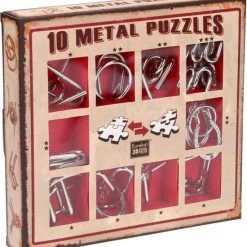 Eureka - Eureka! 10 Metalen Puzzels Rode Editie 13 Eureka - Eureka! 10 Metalen Puzzels Rode Editie -Exporteren puzzels winkel 550x600