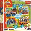 Trefl Brandweerman Sam 4-in-1 Puzzel - 12/15/20/24 Stukje -Exporteren puzzels winkel 550x605 1
