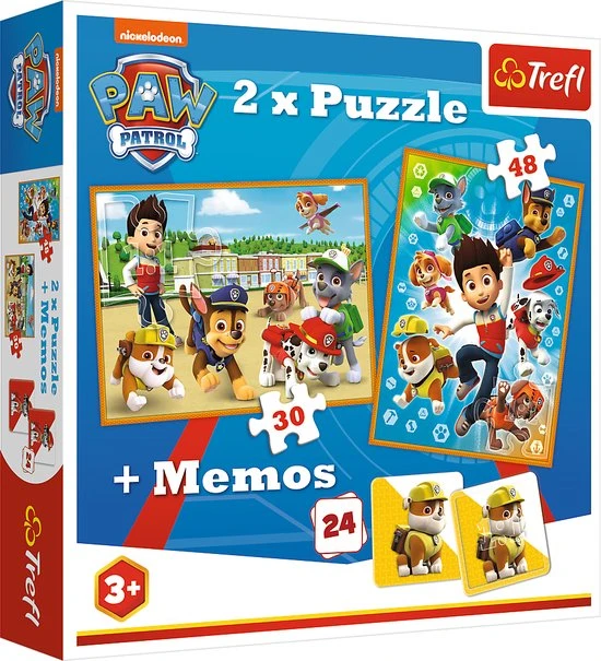 Trefl Paw Patrol 2-in-1 Puzzel - 30 En 48 Stukjes 10 Trefl Paw Patrol 2-in-1 Puzzel - 30 En 48 Stukjes - Afbeelding 8