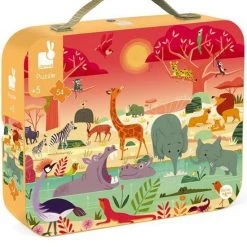 Janod Koffertje Met Puzzel 54 Stukken | Alimal Reserve 7 Janod Koffertje Met Puzzel 54 Stukken | Alimal Reserve -Exporteren puzzels winkel 550x608 1