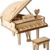 Robotime 3D Houten Puzzel Muziekinstrument Grand Piano, TG402 - Overig -Exporteren puzzels winkel 550x633 1