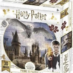 Prime3D Prime 3d 3d-puzzel Harry Potter/hogwarts En Hedwig 500 Stuks
