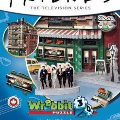 Wrebbit Friends - Central Perk (440 Stukjes) - 3D-Puzzle -Exporteren puzzels winkel 550x649