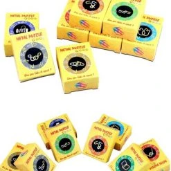 Enjoy Puzzles IQ Puzzels 3D - Metaal - 32 Stuks - Breinbrekers - Traktatie -Exporteren puzzels winkel 550x653