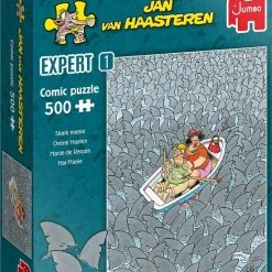 Jan Van Haasteren Expert 1: Overal Haaien Puzzel - 500 Stukjes