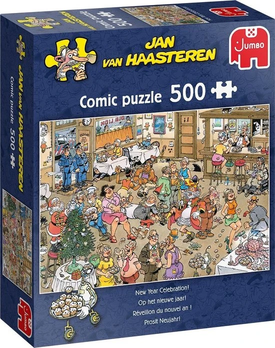 Jan Van Haasteren Op Het Nieuwe Jaar! Puzzel - 500 Stukjes 3 Jan Van Haasteren Op Het Nieuwe Jaar! Puzzel - 500 Stukjes