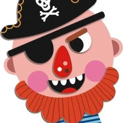 Janod Magnetibook - Gekke Gezichten Jongens -Exporteren puzzels winkel 550x704