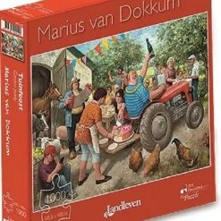 Art Revisited Marius Van Dokkum - Tuinfeest - Puzzel 1000 Stukjes
