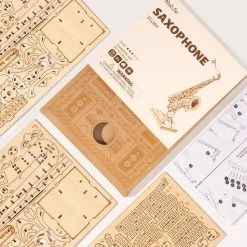 Robotime 3D Houten Puzzel Muziekinstrument Saxophone, TG309, 8,5x7x23cm - 6946785116793 18 Robotime 3D Houten Puzzel Muziekinstrument Saxophone, TG309, 8,5x7x23cm - 6946785116793 -Exporteren puzzels winkel 550x748