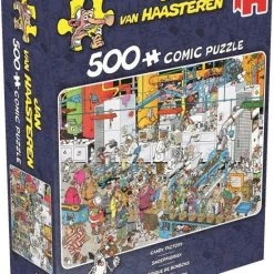 Jan Van Haasteren Snoepfabriek Puzzel - 500 Stukjes -Exporteren puzzels winkel 550x756
