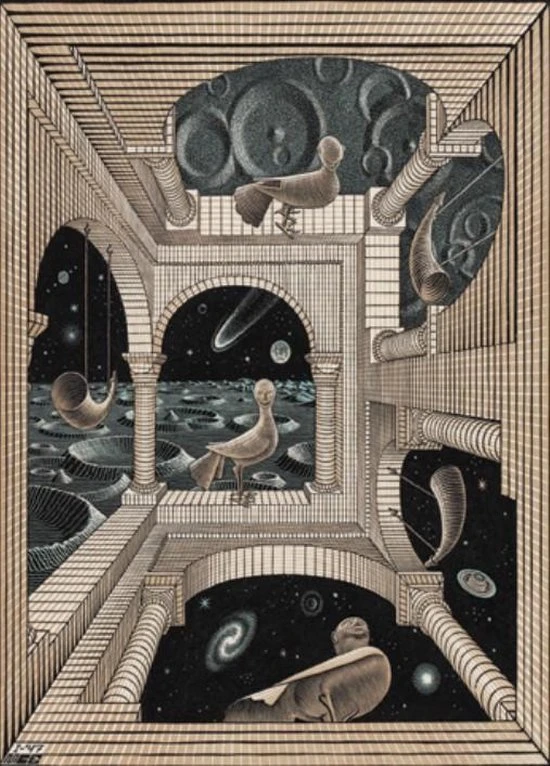 Puzzelman Andere Wereld - M.C. Escher (1000) 3 Puzzelman Andere Wereld - M.C. Escher (1000)