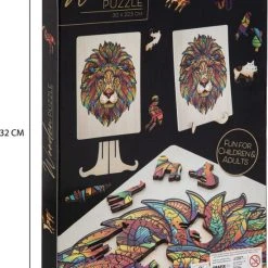 Grafix Houten Puzzel Leeuw | Unieke Puzzelstukjes In Vorm Van Dieren | 140 Puzzelstukjes | Puzzel Voor Kinderen En Volwassenen | Formaat 30 X 22.5 CM | Cadeau Voor Jong En Oud 14 Grafix Houten Puzzel Leeuw | Unieke Puzzelstukjes In Vorm Van Dieren | 140 Puzzelstukjes | Puzzel Voor Kinderen En Volwassenen | Formaat 30 X 22.5 CM | Cadeau Voor Jong En Oud -Exporteren puzzels winkel 550x767 1