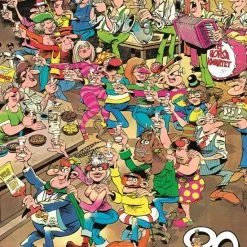 Jan Van Haasteren Fijne Verjaardag Jan! - 80 Jaar - Puzzel 1000 Stukjes - Limited Edition