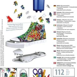 Ravensburger Sneaker Grafitti Print - 3D Puzzel - 108 Stukjes -Exporteren puzzels winkel 550x771