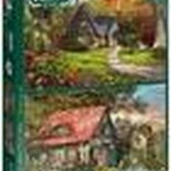 Falcon Puzzel The Woodland Cottage - Legpuzzel - 2 X 1000 Stukjes -Exporteren puzzels winkel 550x777