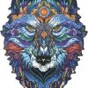Mystery Wolf 031 A3 | Legpuzzel Wolf | Houten Jigsaw Puzzels | 200 Stukjes | Dierenpuzzel| Meer Dan 50 Verschillende Modellen