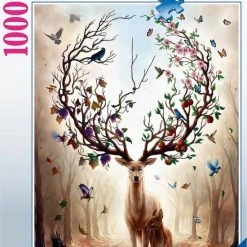 Ravensburger Puzzel Fantasydeer - Legpuzzel - 1000 Stukjes -Exporteren puzzels winkel 550x780 1