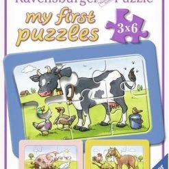 Ravensburger Goede Vrienden - My First Puzzels - 3x6 Stukjes - Kinderpuzzel -Exporteren puzzels winkel 550x786 3