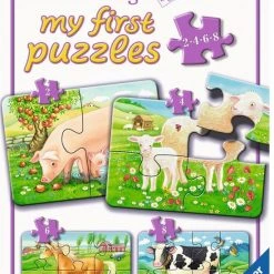 Ravensburger Boerderijdieren - My First Puzzels - 2+4+6+8 Stukjes - Kinderpuzzel -Exporteren puzzels winkel 550x794 3