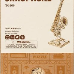 Robotime 3D Houten Puzzel Muziekinstrument Saxophone, TG309, 8,5x7x23cm - 6946785116793 21 Robotime 3D Houten Puzzel Muziekinstrument Saxophone, TG309, 8,5x7x23cm - 6946785116793 -Exporteren puzzels winkel 550x807 2
