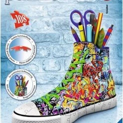 Ravensburger Sneaker Grafitti Print - 3D Puzzel - 108 Stukjes -Exporteren puzzels winkel 550x822