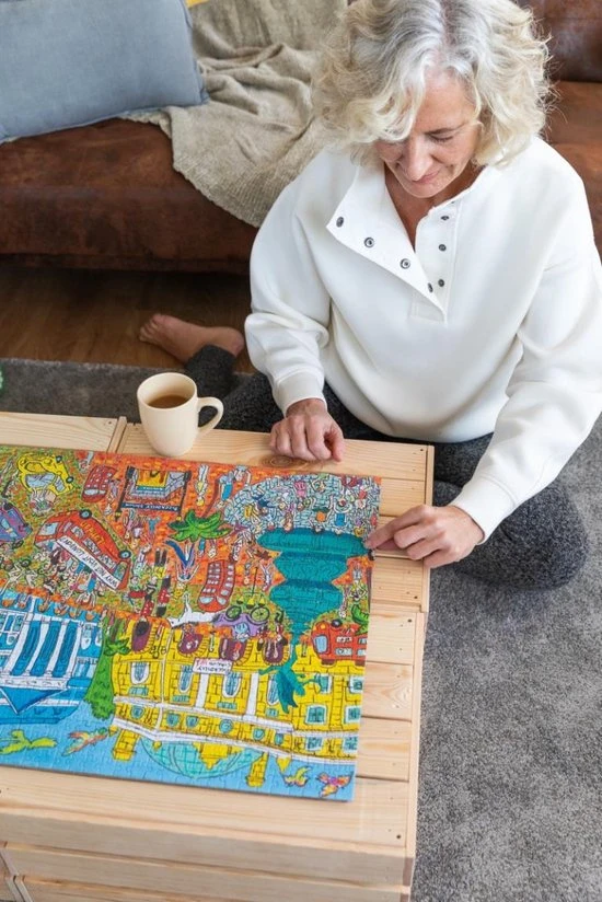 Jumbo Premium Collection Puzzel Anton Pieck Boten In De Gracht - Legpuzzel - 1000 Stukjes 5 Jumbo Premium Collection Puzzel Anton Pieck Boten In De Gracht - Legpuzzel - 1000 Stukjes - Afbeelding 3