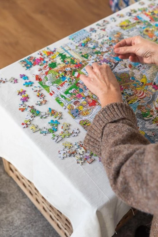 Jan Van Haasteren Jumbo Gaat Winkelen Puzzel - 1000 Stukjes 6 Jan Van Haasteren Jumbo Gaat Winkelen Puzzel - 1000 Stukjes - Afbeelding 4