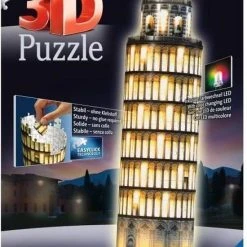 Ravensburger Toren Van Pisa 3D Puzzel Night Edition - 216 Stukjes -Exporteren puzzels winkel 550x838